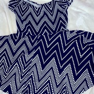 Navy Polka dot dress